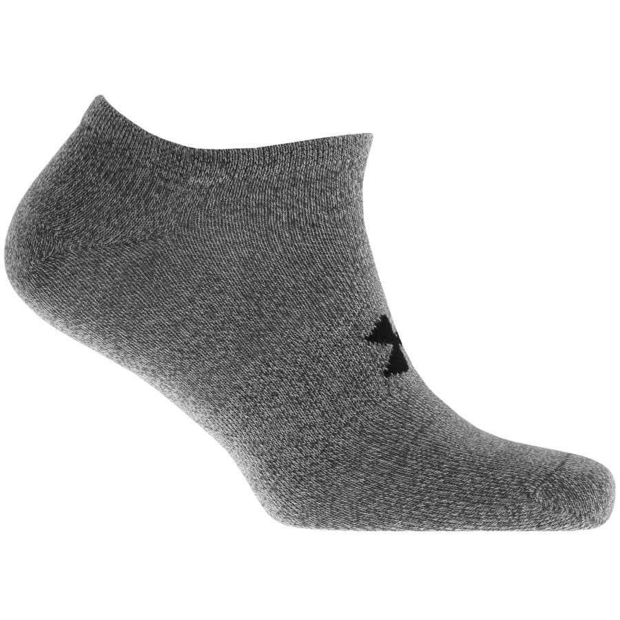 Alternative Image for ProductUnder Armour Six Pack Trainer Socks Grey2